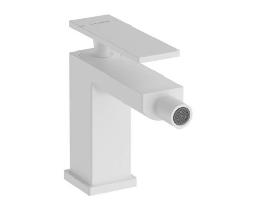 Hansgrohe Tecturis E Смеситель для биде, 1 отв., с донным клапаном, цвет: белый матовый. 73200700 Hansgrohe Tecturis E Смеситель для биде, 1 отв., с донным клапаном, цвет: белый матовый. 73200700