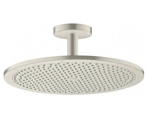 AX 26 035 800 ShowerSolutions Верхний душ Ø350 мм, 1 режим, потолочный кронштейн 100 мм 26035800