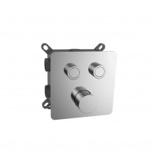 AQM8811CR Встр. термостат на 2 п. с регулировкой напора в комп. с внутр. частью, хром AQM8811CR