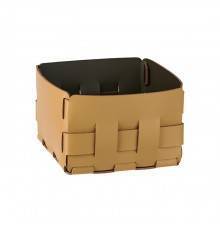 Colombo Adj Корзинка Mini Bottega, 19x19H13 см, цвет: горчичный/оливковый. BADJ1019-4055