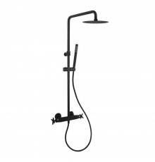 Душевая стойка Ramonsoler Adagio 915401RM250NM, черная, с термостатом