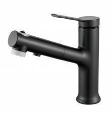 Смеситель для раковины Raffine F281H с выдвижным изливом, черный