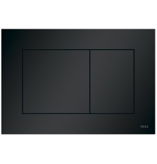 TECEnow 9240407 Панель смыва, 2 объёма, 220х150х5 мм, пластик, черный матовый 9240407 9240407