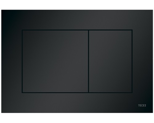 TECEnow 9240407 Панель смыва, 2 объёма, 220х150х5 мм, пластик, черный матовый 9240407 9240407