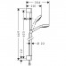 Hansgrohe Croma Select E Mul Uni душевой набор 0,65, цвет: хром. 26580400