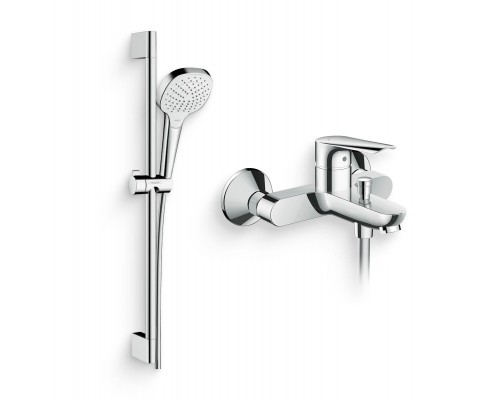 Душевой комплект Смеситель Hansgrohe Logis E 71403000 + Гарнитур Croma Select E Vario 26582400 Душевой комплект Смеситель Hansgrohe Logis E 71403000 + Гарнитур Croma Select E Vario 26582400