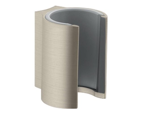 Axor Starck Держатель ручного душа, настенный, цвет: шлифованный никель. 27515820