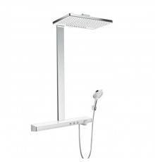 Hansgrohe Rainmaker Select 460 Showerpipe, Душевая стройка, с термостатическим смесителем, верхний душ 46х30см., цвет: хром. 27109400