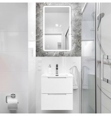 Мебель для ванной комнаты BelBagno Etna 50 подвесная, bianco opaco