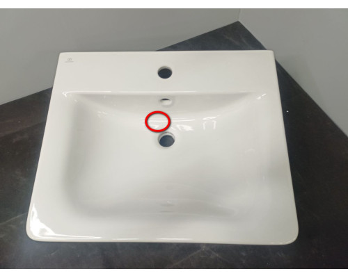 SaleISE784401 Connect Cube Раковина 550х460х175 мм, с отв. под смес., с отв. перелива SaleE784401_1056