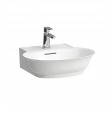 Laufen New Classic Раковина-мини 50х45х17 см, 1 отв., накладная, с переливом, цвет: белый матовый. 8.1685.2.757.104.1