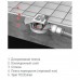 TECE Трап низкий сантехнический с декоративной решеткой basic, DN 50, боковой выход. 3015008