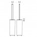 Colombo Basic Q Туалетный ёршик, напольный, цвет: хром. B3706.CR