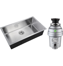 Комплект Мойка кухонная Zorg Inox R 7444 + Измельчитель Inox D ZR-56 D