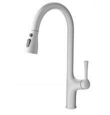 Смеситель для кухни Wonzon   Woghand WW-AE54123-MW матовый белый