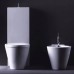 Duravit Starck 1 Биде напольное приставное, 64х41см, с 1 отв под смеситель, цвет: белый. 0274100000