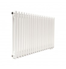 Трубчатый радиатор ТЕПЛОФОРТ ТР2057 ТВ, 20 секций, нижнее подключение ½”, белый глянец 200071