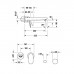 Duravit Wave Смеситель для раковины, настенный, цвет: хром. WA1070004010