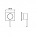 Almar Modular Смеситель для душа, встраиваемый, цвет: хром. E180190.CR