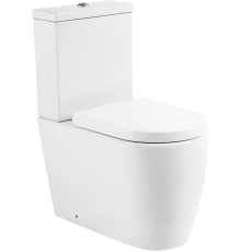 Унитаз-компакт BelBagno Marino BB105CPR безободковый, крышка BB865SC с микролифтом, бачок BB105T