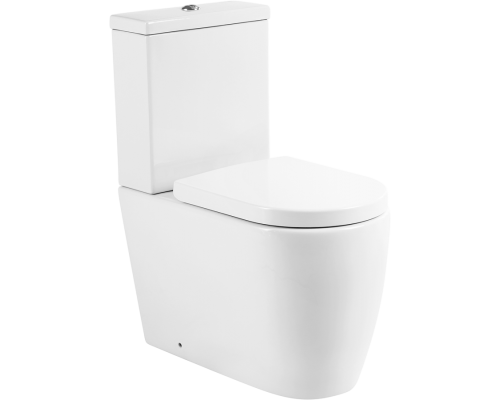 Унитаз-компакт BelBagno Marino BB105CPR безободковый, крышка BB865SC с микролифтом, бачок BB105T Унитаз-компакт BelBagno Marino BB105CPR безободковый, крышка BB865SC с микролифтом, бачок BB105T