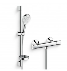 Душевой комплект Термостат Hansgrohe Ecostat universal 13122000 для душа + Гарнитур Crometta Vario 650 26553400 с мыльницей