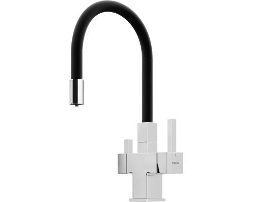 Смеситель для кухни Sancos Arno SC4005CH с гибким изливом, хром