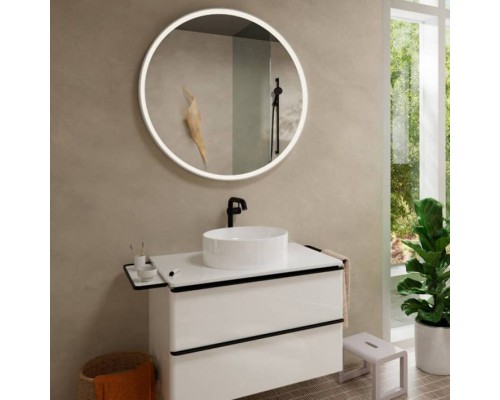 Hansgrohe Tecturis S Смеситель для раковины, высокий, 1 отв., CoolStart EcoSmart+, с донным клапаном Push-Open, цвет: черный матовый. 73370670 Hansgrohe Tecturis S Смеситель для раковины, высокий, 1 отв., CoolStart EcoSmart+, с донным клапаном Push-Open, цвет: черный матовый. 73370670