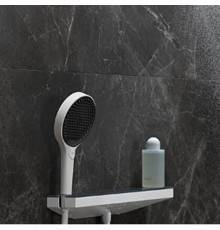 Hansgrohe Rainfinity Шланговое соединение с держателем для душа Porter 500 и полкой L, цвет: белый. 26843700