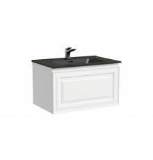 Тумба с раковиной Sancos Very 70, bianco, раковина CN7007MB