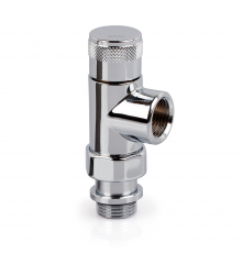 Запорный вентиль осевой SR Rubinetterie Tondera 1/2 цвет хром 0671-1500C000