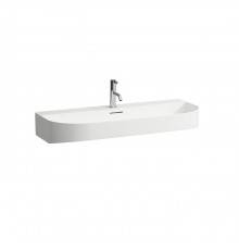 Laufen Sonar Раковина подвесная 100x42x14.5см., с 1 отв., с переливом, цвет: белый. 8.1034.7.000.104.1