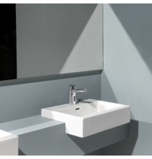 Laufen Living City Раковина 55х46х14 см, 1 отв., цвет: белый. 8.1343.2.000.104.1