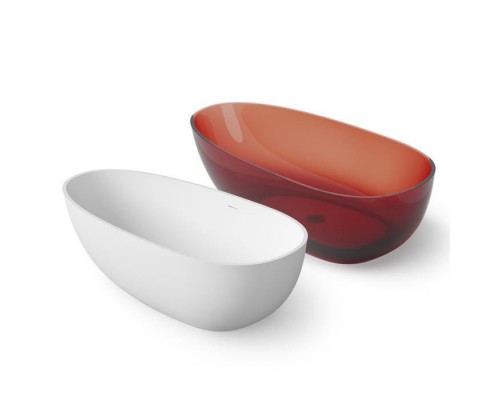 Dea Design Modern Ванна 180x90x57см., отдельностоящая, Glasstek, прозрачная смола, цвет: Sunset R1. DD8608 1800 R1 Dea Design Modern Ванна 180x90x57см., отдельностоящая, Glasstek, прозрачная смола, цвет: Sunset R1. DD8608 1800 R1