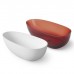 Dea Design Modern Ванна 180x90x57см., отдельностоящая, Glasstek, прозрачная смола, цвет: Sunset R1. DD8608 1800 R1