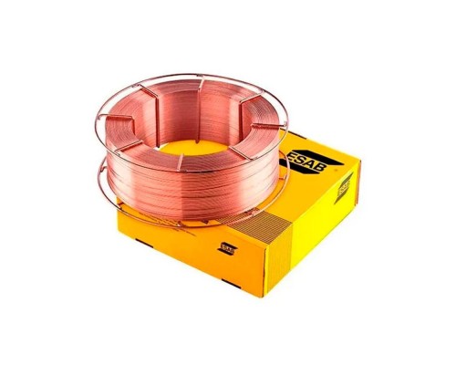 Проволока сварочная ESAB СВ-08Г2С ф0,8мм (15кг) омедненная (2323086700) Проволока сварочная ESAB СВ-08Г2С ф0,8мм (15кг) омедненная (2323086700)