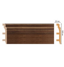 Плинтус напольный DECOMASTER D232-74 ШК/14 (100*22*2400мм)
