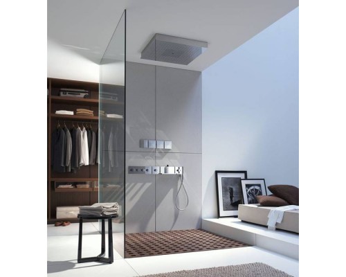 Axor ShowerSelect Верхний душ, 97х97см., встраиваемый в потолок, цвет: сталь. 10621800 Axor ShowerSelect Верхний душ, 97х97см., встраиваемый в потолок, цвет: сталь. 10621800