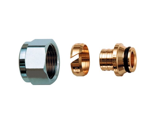 Концовка FAR для пластиковых труб с накидной гайкой 1/2 х16х2.2 FC 6075 58845