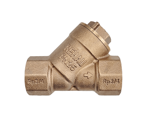 Фильтр Y-образный сетчатый Rehau DN25-Rp1 RX+ бронзовый. 11455331001 Фильтр Y-образный сетчатый Rehau DN25-Rp1 RX+ бронзовый. 11455331001