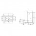 DURAVIT Shower + Bath Bathtub Ванна 170х75хh210.5см, прямоугольная с входной дверью и душевой шторкой, DX - правосторонняя, цвет: белый. 791246000001000, 700404000000000