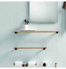 Agape Dot line Полотенцедержатель, 50см, подвесной, цвет: натуральный дуб. ADTL0450RT