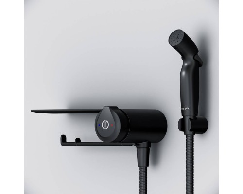 F0H85A822 Смеситель TouchReel, монтируемый в стену с гигиеническим душем и полкой F0H85A822 Смеситель TouchReel, монтируемый в стену с гигиеническим душем и полкой