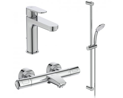 IS BC985AA Ceratherm T100 Набор 3в1 для ванны, с термостатом (BC699AA+A7238AA+BC797AA) BC985AA