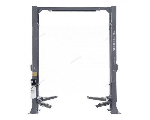 Подъемник двухстоечный 4,5 т, верхняя синхронизация, с электростопорами, 380 В NORDBERG N4124HE-4,5G