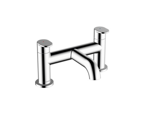 HG 71 442 000 Vernis Blend Смеситель на борт ванны, на 2 отверстия, БЕЗ переключателя, кер. 90° 71442000