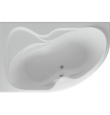 Акриловая ванна AQUATEK Вега VEG170-0000073 L 170x105 см, угловая, с каркасом, с экраном, со сливом-переливом, асимметричная