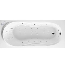 Акриловая ванна Excellent Sekwana Sekwana WAEX.SEK17.NANO 170x75 см, с гидромассажем, со сливом-переливом 170x75