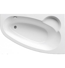 Акриловая ванна Ravak Asymmetric R 170x110 см, угловая, с ножками, с экраном, асимметричная