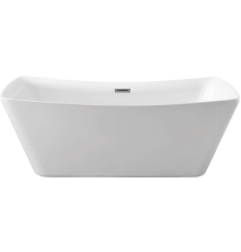 Акриловая ванна AQUATEK Верса AQ-4880 180x80 см, отдельностоящая, с ножками, со сливом-переливом